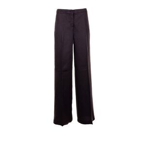 VIA MASINI 80 Women's Wide-Leg Trousers Women FONDENTE Pants